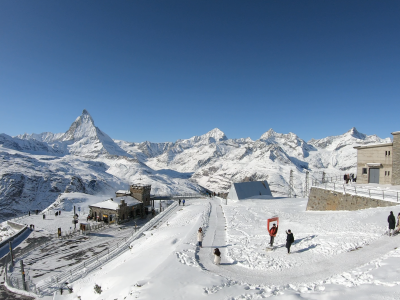 Matterhorn Mountain in Winter